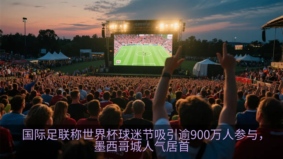 国际足联称世界杯球迷节吸引逾900万人参与，墨西哥城人气居首
