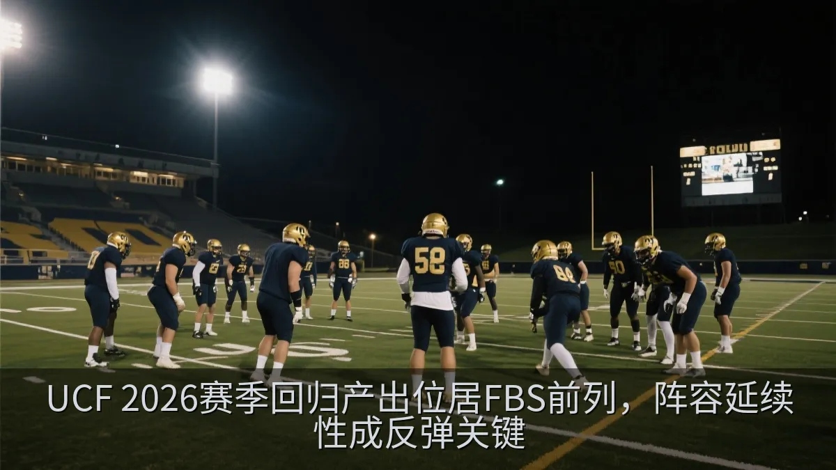 UCF 2026赛季回归产出位居FBS前列，阵容延续性成反弹关键